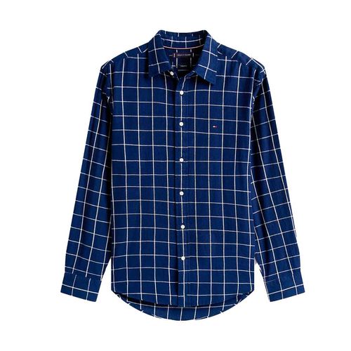 Camisa Tommy Hilfiger azul para caballero MW0MW40451-0MS