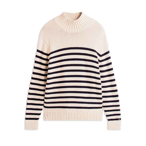 Suéter Tommy Hilfiger beige para caballero MW0MW41320-0BP