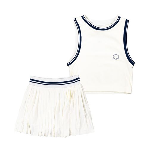 Conjunto deportivo Hexagon beige para dama AOSPD651B