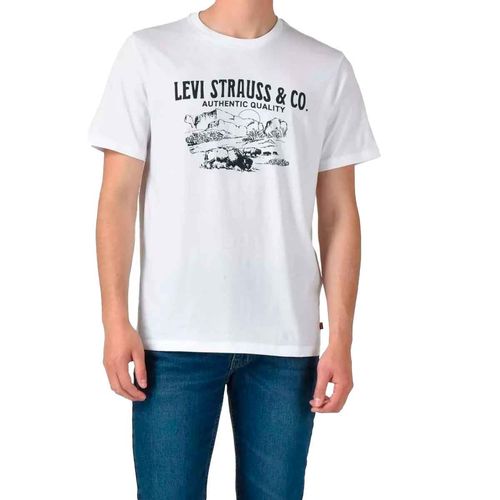Playera Levis blanco para caballero 22491-2004