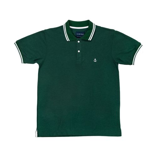 Playera tipo polo Cabo Rojo verde para caballero CRA-49