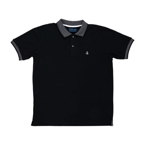 Playera tipo polo Cabo Rojo negro para caballero CRA-50
