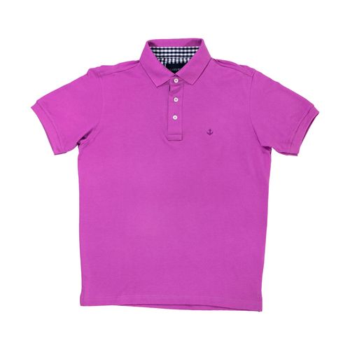 Playera tipo polo Cabo Rojo fucsia para caballero 7000