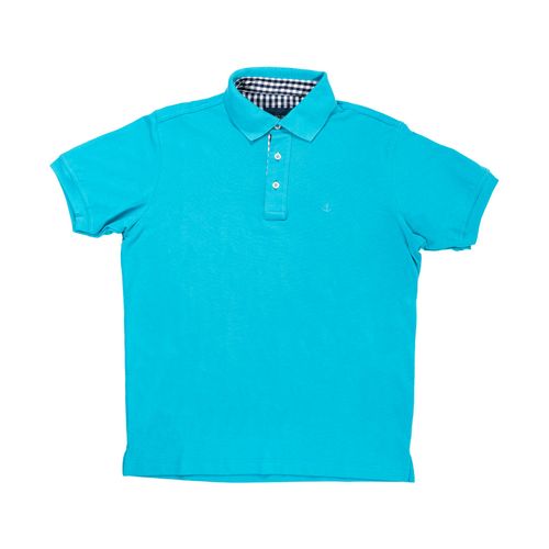 Playera tipo polo Cabo Rojo azul para caballero 7000