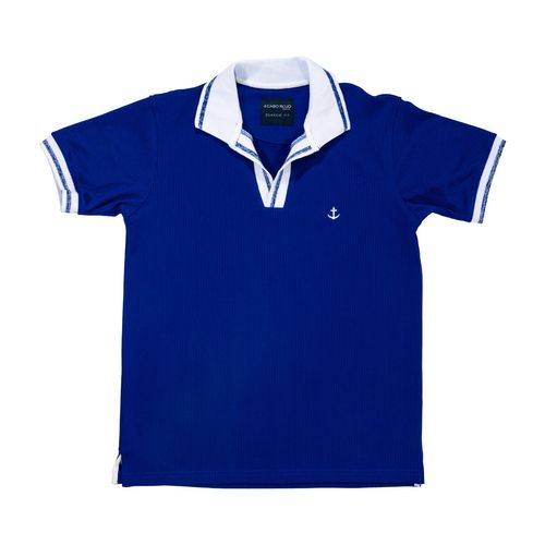 Playera tipo polo Cabo Rojo azul para caballero CRA-60