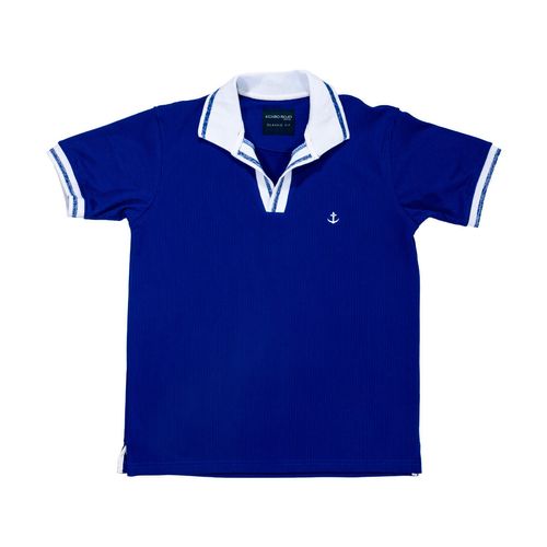 Playera tipo polo Cabo Rojo azul para caballero CRA-60
