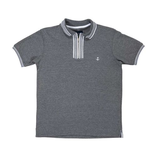 Playera tipo polo Cabo Rojo gris para caballero CRC-61