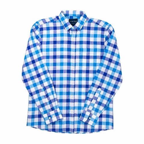 Camisa Cabo Rojo azul para caballero 105-412