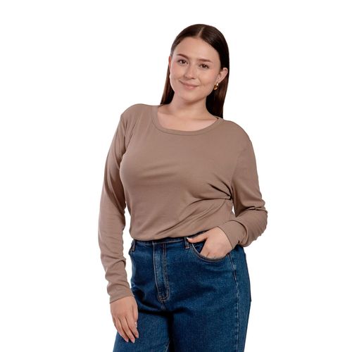 Blusa Balam beige para dama BB0240