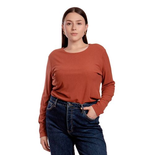 Blusa Balam café para dama BB0279