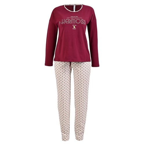 Pijama Sho Shi tinto para dama 2415P