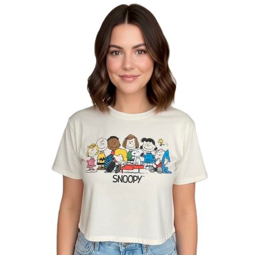 Playera Snoopy blanco para jovencita 846CF