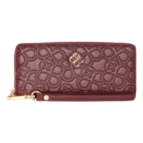 Cartera casual Jaime Ibiza para dama tinto ji 637