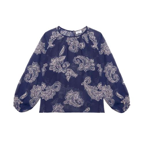 Blusa Stop azul para dama 27992