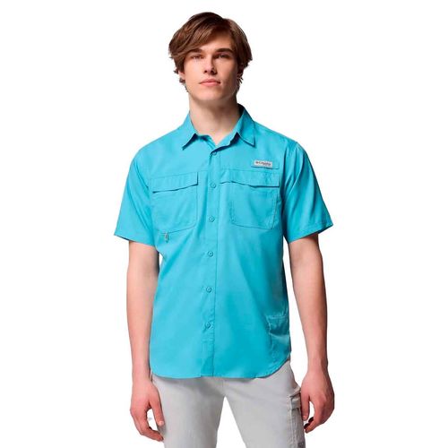 Camisa Columbia azul para caballero 2120231455