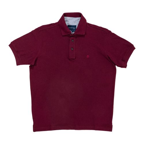 Playera tipo polo Cabo Rojo tinto para caballero 7000