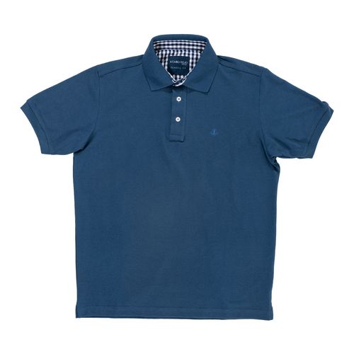 Playera tipo polo Cabo Rojo azul para caballero 7000