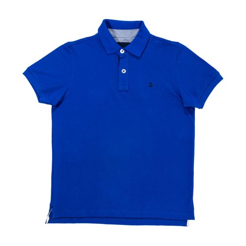Playera tipo polo Cabo Rojo azul para caballero 1500 SFC