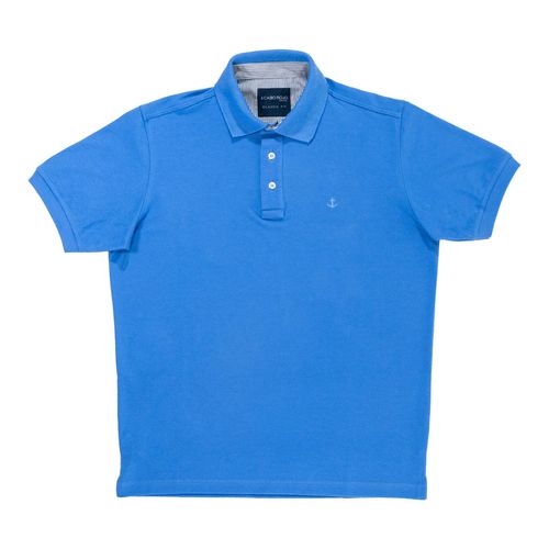 Playera tipo polo Cabo Rojo azul para caballero 7000