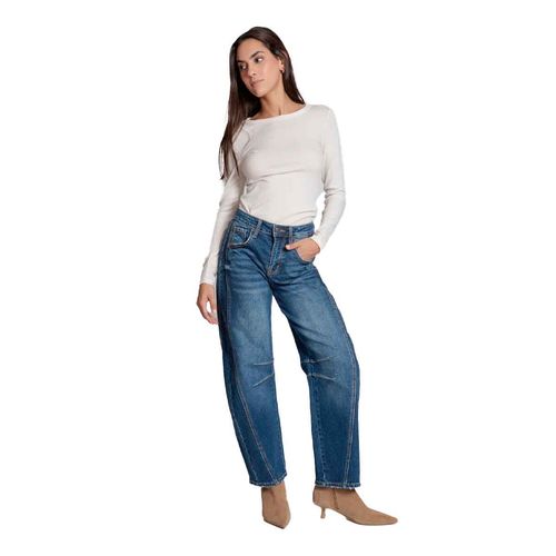 Pantalón de mezclilla Balam azul para dama BL7311