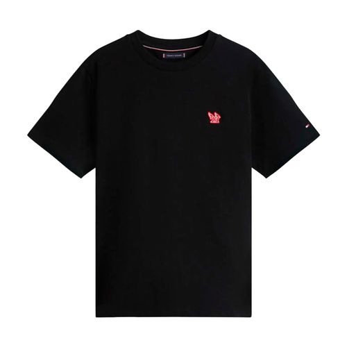Playera Tommy Hilfiger negro para caballero MW0MW41468-BDS