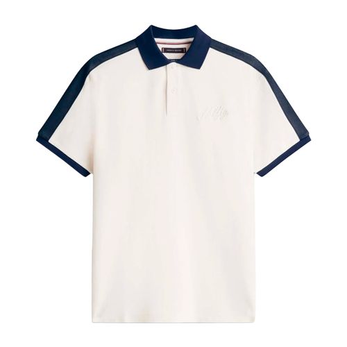 Playera tipo polo Tommy Hilfiger blanco para caballero MW0MW41622-Z00
