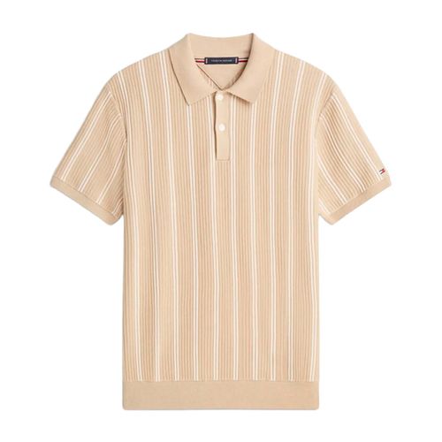 Suéter Tommy Hilfiger beige para caballero MW0MW41949-RBT