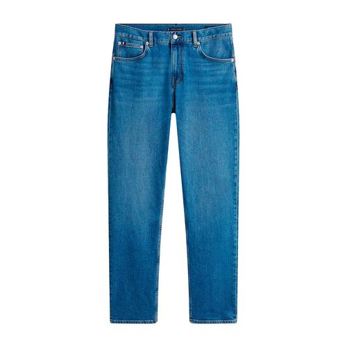 Pantalón de mezclilla Tommy Hilfiger azul para caballero MW0MW41901-1BD