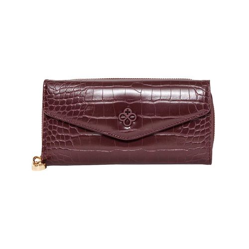 Cartera casual Jaime Ibiza para dama tinto ji 654