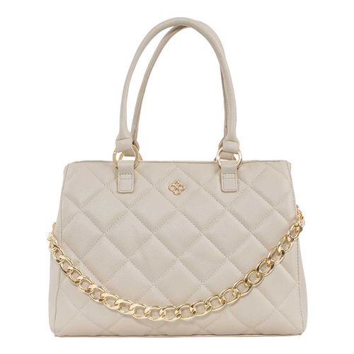 Bolso satchel Jaime Ibiza para dama beige ji 2852