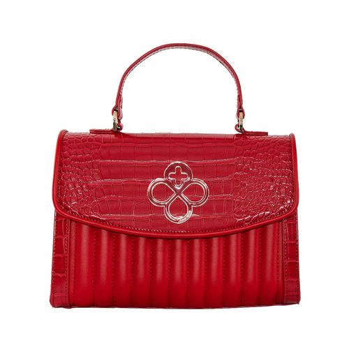 Bolso satchel Jaime Ibiza para dama rojo ji 2846