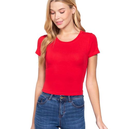 Blusa Active Usa rojo para dama T12362