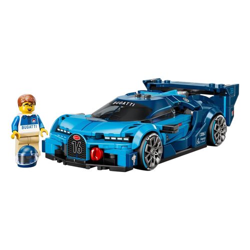 Coche hiperdeportivo bugatti vision gt Lego azul 77253
