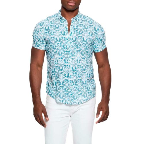 Camisa Guess azul para caballero M5GH58WD4Z2-P7W