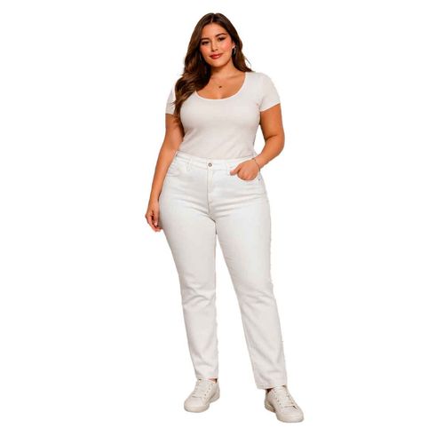 Pantalón de mezclilla Austin blanco para dama NR035