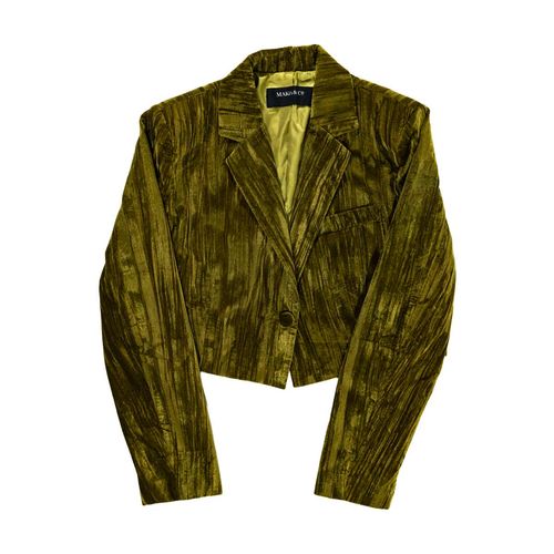 Saco Mako & Co verde para dama MKMZ0007