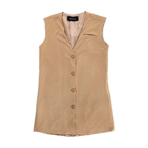 Chaleco Mako & Co caqui para dama MKMZ0017