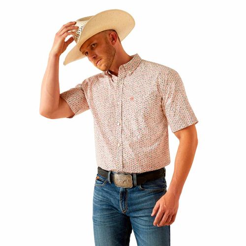 Camisa Ariat rosa para caballero 10054815