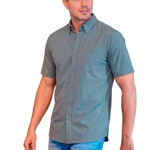 Camisa Porto Blanco azul para caballero CE-2584