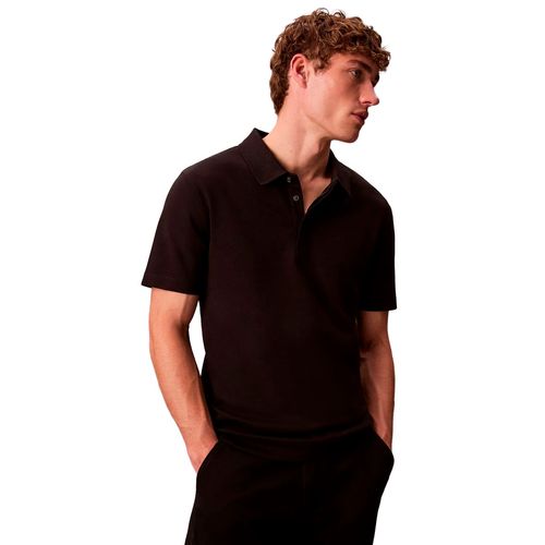 Playera tipo polo Calvin Klein negro para caballero 4LD203G-001