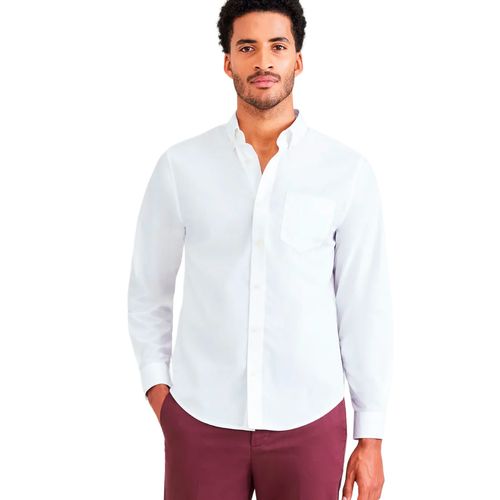 Camisa Dockers blanco para caballero A4252-0001
