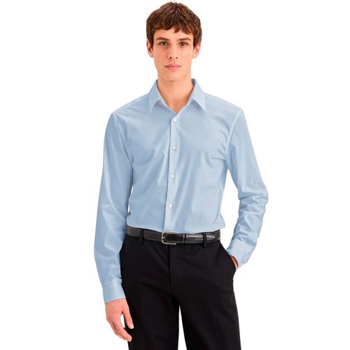 Camisa Dockers azul para caballero 0030R-0001