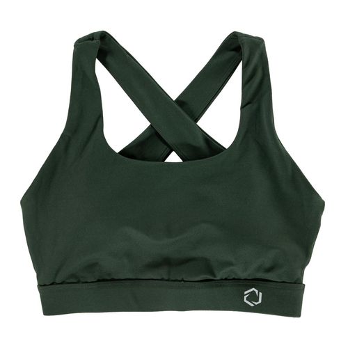 Top deportivo Hexagon Performance verde para dama AT3289