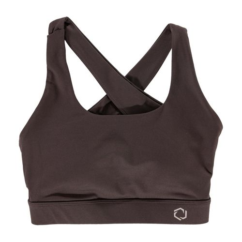 Top deportivo Hexagon Performance café para dama AT3289