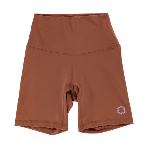 Short deportivo Hexagon café para dama AOSPD565