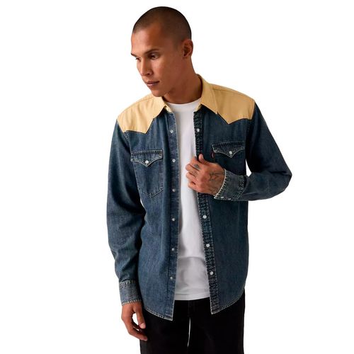 Camisa Levis azul para caballero 85745-0280