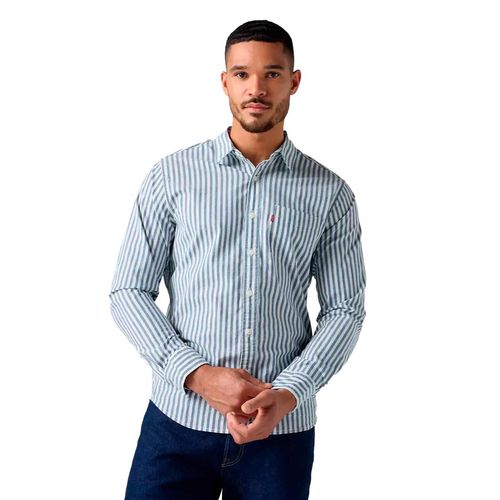 Camisa Levis azul para caballero 85748-0389