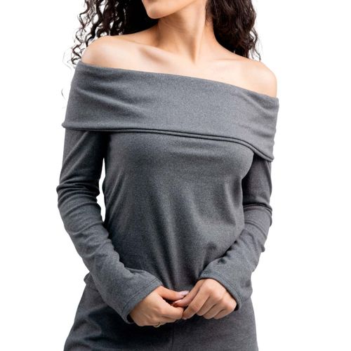 Blusa para dama Punto Sole negro PS-BML-06