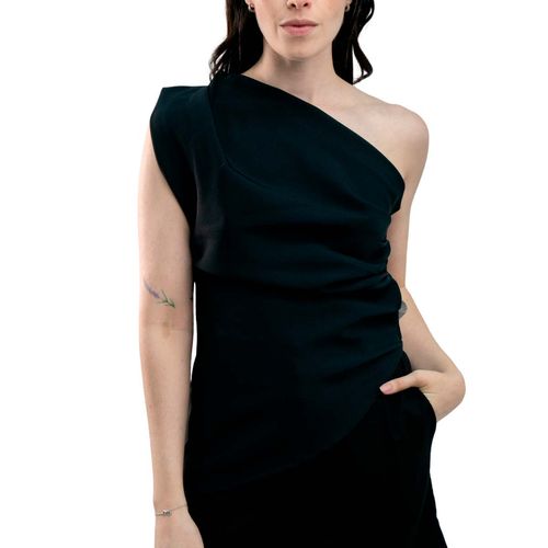 Blusa para dama Punto Sole negro BLUSA A-01