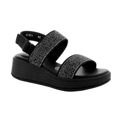 Sandalia Hispana negro para dama 12912